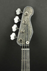 13174 Antique Silver Snakeskin SteelCaster Bass