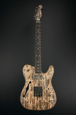 11128 Rust on Cream Bamboo Deluxe SteelCaster