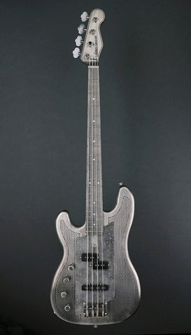 11198 Antique Silver African LEFTY SteelCaster Bass