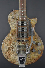 13053 Rust on Cream Snakeskin SteelDeville with B7 Bigsby