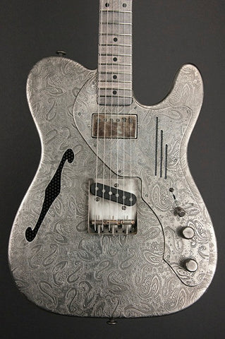 11091 Antique Silver Paisley Deluxe SteelCaster