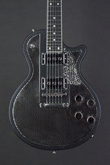 15119 Black Snakeskin Engraved on Shiny Nickel Holey SteelDeville