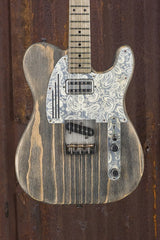 17098 Cream Paisley Driftwood SteelGuardCaster