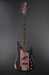 12055 Black on Red Roses SteelCaster Bass