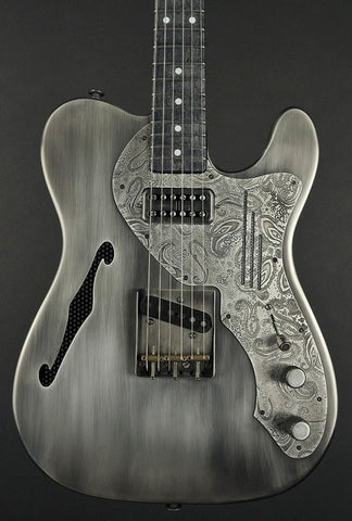 15006 Antique Silver Paisley Deluxe SteelCaster