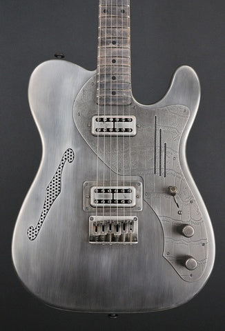 11189 Antique Silver Gator Pickguard Deluxe SteelCaster