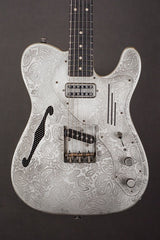 17004 Antique Silver Paisley Deluxe SteelCaster