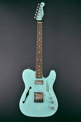 13023 Sea Foam Green on Cream Pinstripe Deluxe SteelCaster