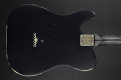 14115 Black on Steel Roses Pickguard Deluxe SteelCaster