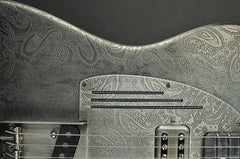 14156 Antique Silver Paisley SteelCaster