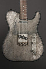 11066 Antique Silver Paisley SteelTopCaster