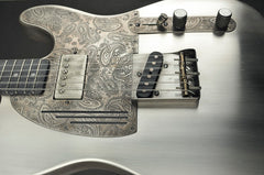 15001 Antique Silver Paisley SteelCaster