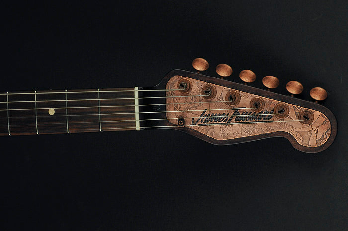 15036 Antique Copper Roses Pickguard Deluxe SteelCaster