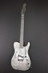 11092 Antique Silver Paisley Deluxe SteelTopCaster