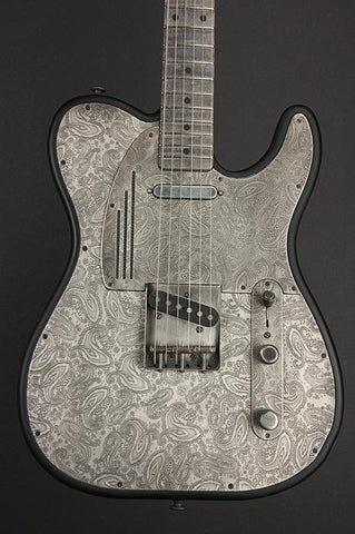 11182 Antique Silver Paisley SteelTopCaster