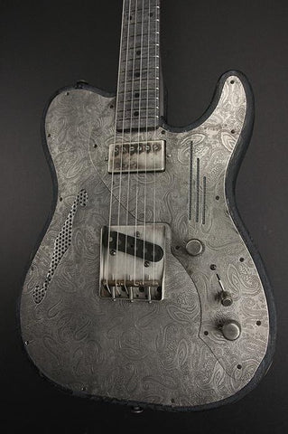 11100 Antique Silver Paisley Deluxe SteelTopCaster