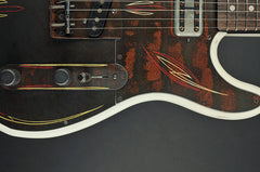 15039 Rust O Matic Pinstriped SteelTopCaster