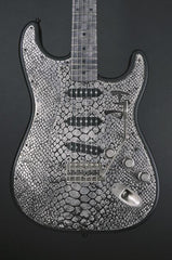20002 Johnny Hallyday model replica Antique Silver Snakeskin Black Steel O Matic