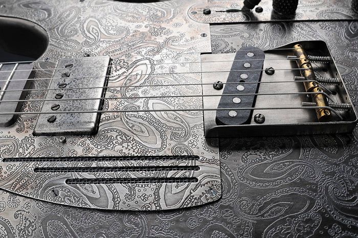 11239 Antique Silver Paisley SteelCaster