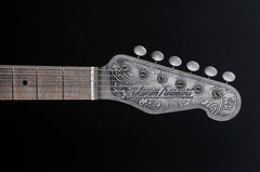 11232 Antique Silver Paisley with Plain Pickguard Steel O Matic