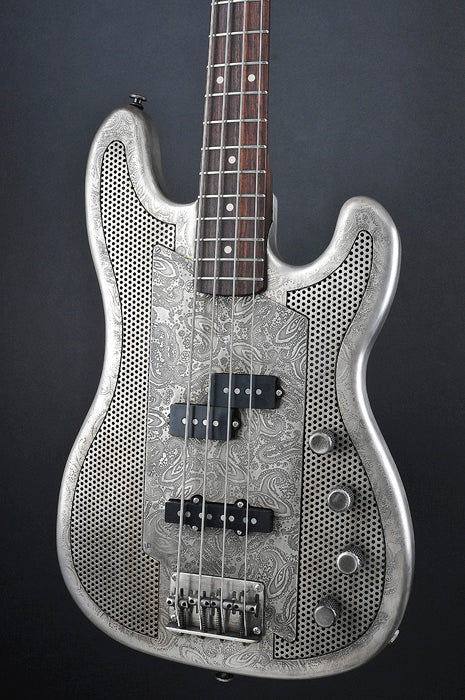 10262 Antique Silver Paisley SteelCaster Bass