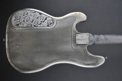 12001 Antique Silver Roses SteelCaster Bass