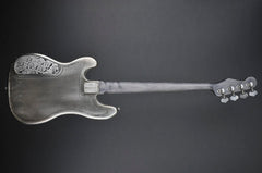 12001 Antique Silver Roses SteelCaster Bass