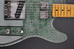 12005 Two Tone Green Holey Gator SteelCaster