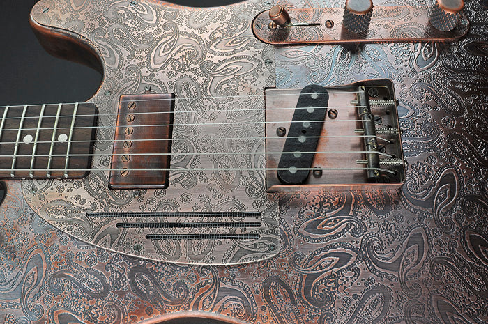 12011 Antique Copper Paisley SteelCaster