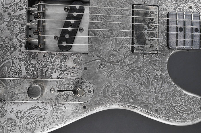 12100 Antique Silver Paisley SteelCaster