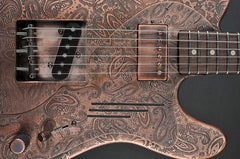 12081 Antique Copper Paisley Custom Deluxe SteelCaster