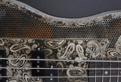 12150 Rust on Cream Paisley SteelCaster Bass