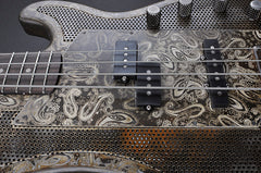 12150 Rust on Cream Paisley SteelCaster Bass