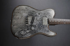 12170 Antique Silver Paisley Deluxe SteelTopCaster