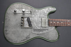12175 Antique Silver Paisley SteelTopCaster LEFTY