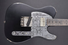 12208 Black on Steel Barbed Wire SteelCaster