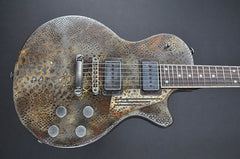 13052 Rust on Cream Snakeskin SteelDeville