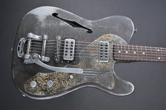 13054 Rust O Matic Paisley Pickguard Deluxe SteelCaster with B5 Bigsby