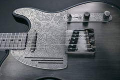 13020 Antique Silver Paisley Pickguard SteelTopCaster