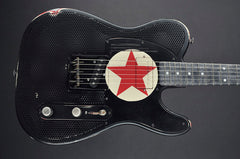 13140 Red Star Black Holey SteelCaster
