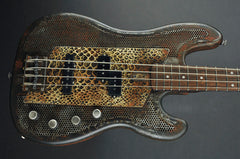 13122 Rust on Cream Snakeskin SteelCaster Bass