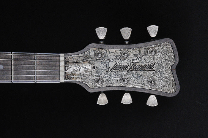 10265 Antique Silver Gator SteelDeville with B7 Bigsby