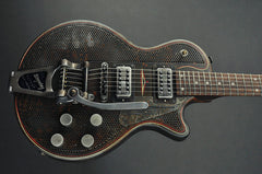 14035 Rust O Matic Pinstriped Holey SteelDeville with B7 Bigsby