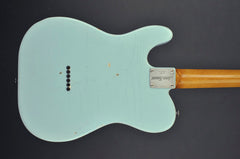 13227 Antique Silver Paisley Ocean Blue SteelTopCaster