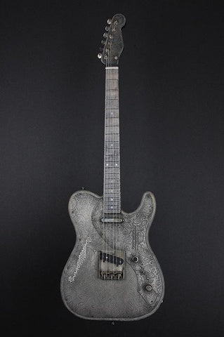 10229 Antique Silver Paisley Deluxe SteelTopCaster