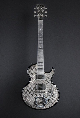 10135 Antique Silver Diamond Plated with a B5 Bigsby SteelTop