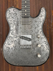 21135 Antique Stainless Paisley SteelTopCaster