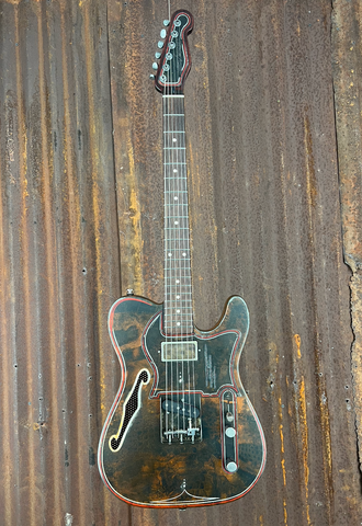 23028 Rusty Pinstriped Deluxe SteelCaster with Glaser B Bender