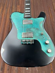 23005 Titanic Green on Black Relic Deluxe SteelCaster