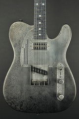 14156 Antique Silver Paisley SteelCaster
